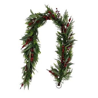 St. Nicholas Square® Artificial Berry & Greenery Garland