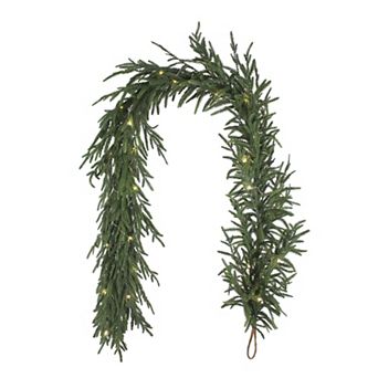 St. Nicholas Square® LED Artificial Cypress Garland