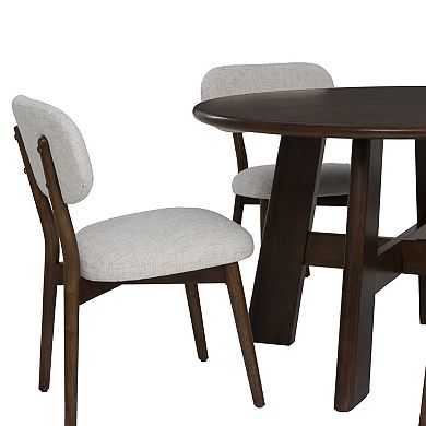 Linon Curran 5-Piece Round Dining Set