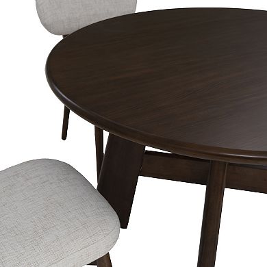 Linon Curran 5-Piece Round Dining Set
