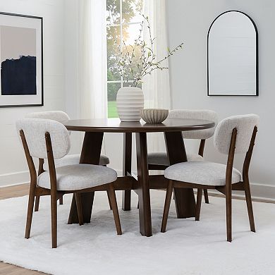 Linon Curran 5-Piece Round Dining Set