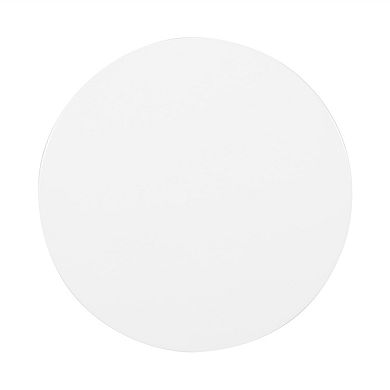 2-Piece Modern Iron Side Table Set with Cylindrical Design, No Assembly Required