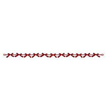 St. Nicholas Square® Velvet Bows Ribbon Garland