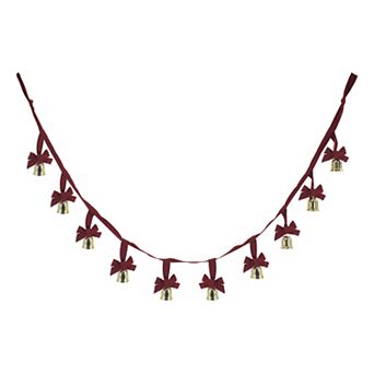 St. Nicholas Square® Hanging Bells & Bows Garland