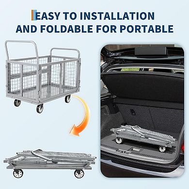 ANIXOL 6 in 1 Folding Platform Truck Cart