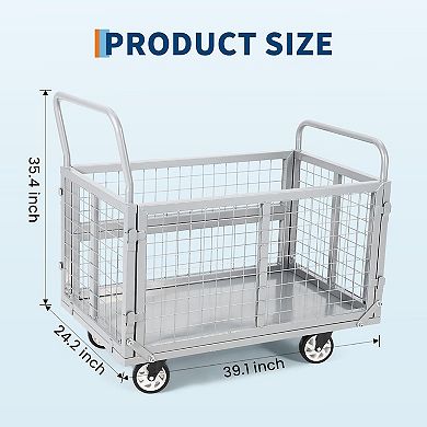 ANIXOL 6 in 1 Folding Platform Truck Cart
