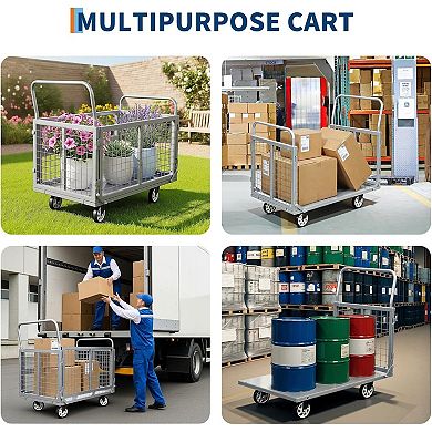 ANIXOL 6 in 1 Folding Platform Truck Cart