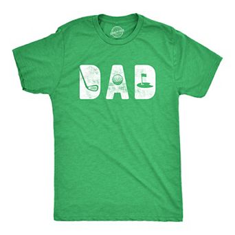 Mens Dad Golf T Shirt Funny Fathers Day Gift for Dad Outdoor Sports Graphic Tee
