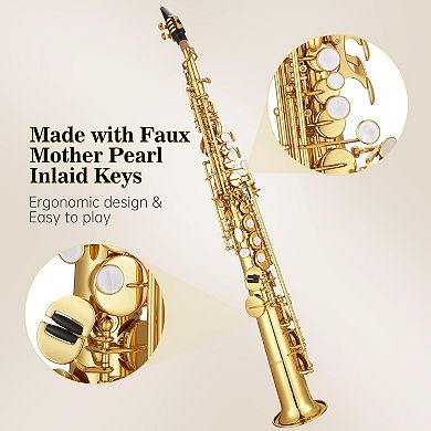 ANIXOL Student Straight Soprano Saxophone Set