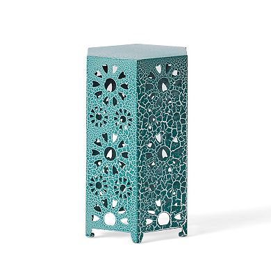 12 in. Modern Iron Side Table with Rustproof Finish, No Assembly Required