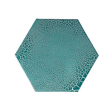 12 in. Modern Iron Side Table with Rustproof Finish, No Assembly Required