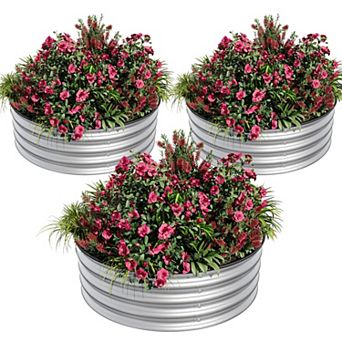 ANIXOL Galvanized Raised Garden Bed