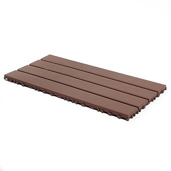 Circuit Terra 24 Pack 24x12 Interlocking Decking Tiles 48 square feet