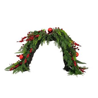 St. Nicholas Square® Artificial Berry & Greenery Mailbox Swag