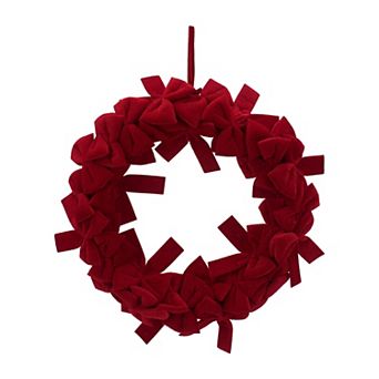 St. Nicholas Square® Red Bow Wreath