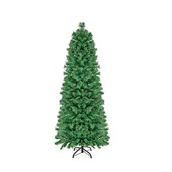 Gymax 5 FT Fiber Optic Artificial Christmas Tree Slim Pencil Xmas Tree