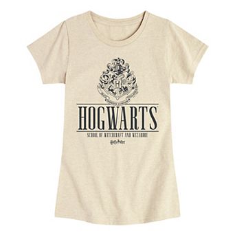 Girls 7-16 Harry Potter Hogwarts Crest Graphic Tee