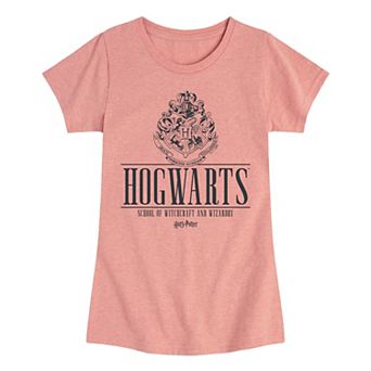 Girls 7-16 Harry Potter Hogwarts Crest Graphic Tee