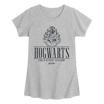 Girls 7-16 Harry Potter Hogwarts Crest Graphic Tee