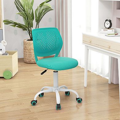 Gymax Kids Desk Chair Ergonomic Swivel Children Mesh Study Height Adjustable