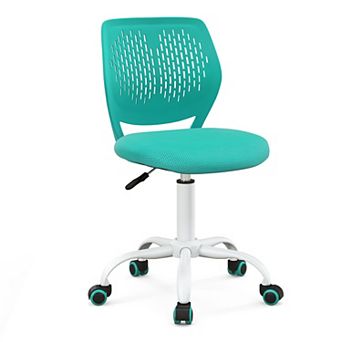 Gymax Kids Desk Chair Ergonomic Swivel Children Mesh Study Height Adjustable