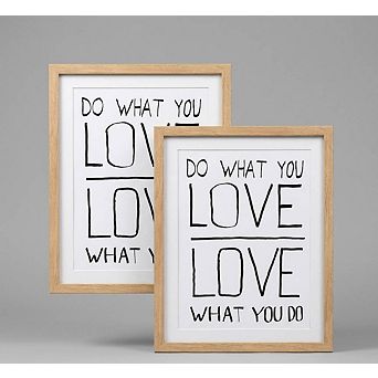 Rustic Oak 14x18 Frame Set of 2 with Mat for 12x16 Artwork
