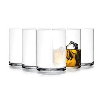 Luigi Bormioli Top Class All Purpose Glasses, Set of 6, 15.25 oz, Lead-Free Crystal