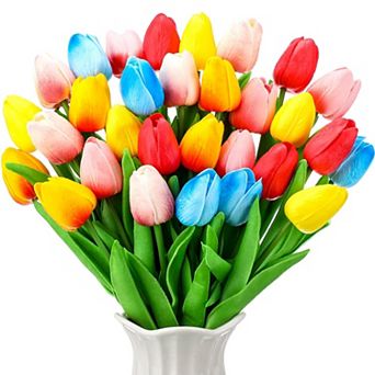 Artificial Tulips Bouquet Home Wedding Decor Gift