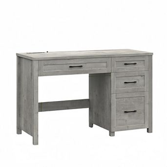 Farmhouse 47" Executive Desk, Computer Desk with File Drawer and Charging Station, Workstation