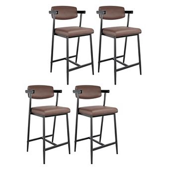 ANIXOL Upholstered Counter Height Bar Stools