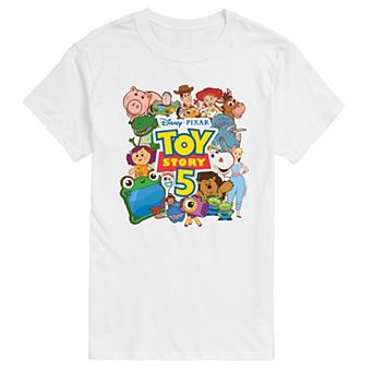 Big & Tall Disney / Pixar's Toy Story 5 Characters Collage Graphic Tee