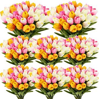 Artificial Tulip Flowers Bouquet Wedding Decorations