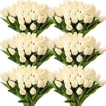 Artificial Tulip Flowers Bouquet Wedding Decorations
