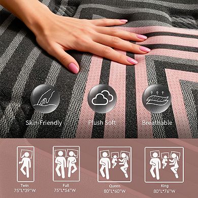 10 Inch Hybrid Mattress, Individually Pocketed Innerspring, Medium Firm