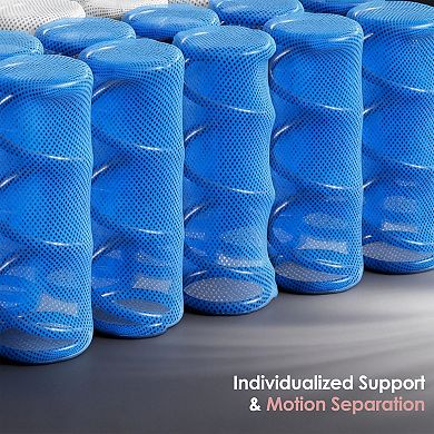 10 Inch Hybrid Mattress, Individually Pocketed Innerspring, Medium Firm