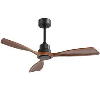 Circuit Terra 48 Inch Ceiling Fan Without Light with 3 Solid Wood Blades