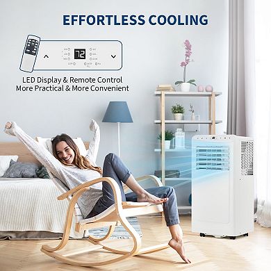 ANIXOL Portable Air Conditioner 5000 BTU 3-in-1 Cool Dry Fan ABS