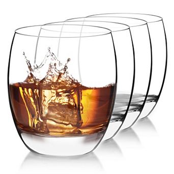 Luigi Bormioli Crescendo 15.5 Ounce Tumblers, Set Of 4, Crystal SON-hyx Glass, Made In Italy.
