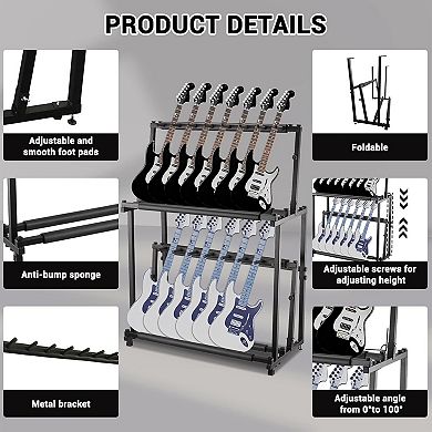 ANIXOL 14 Guitar Dual Layer Floor Rack