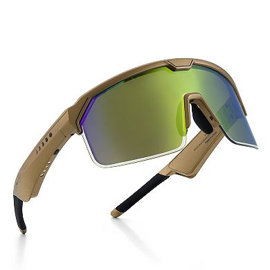 Men's Chamelo Music Shield Slider Sunglasses