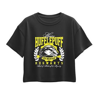 Girls 7-16 Harry Potter Hufflepuff Boxy Tee