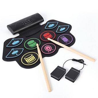 ANIXOL Bluetooth Portable Roll Up Drum Set