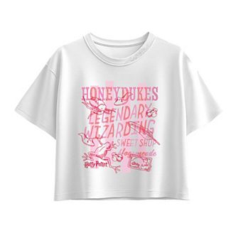 Girls 7-16 Harry Potter Honeydukes Sweets Boxy Tee