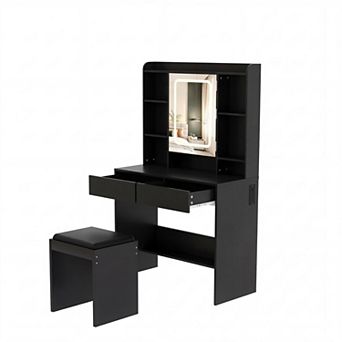 ANIXOL Lighted Makeup Vanity Desk Set