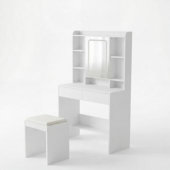 ANIXOL Lighted Makeup Vanity Desk Set