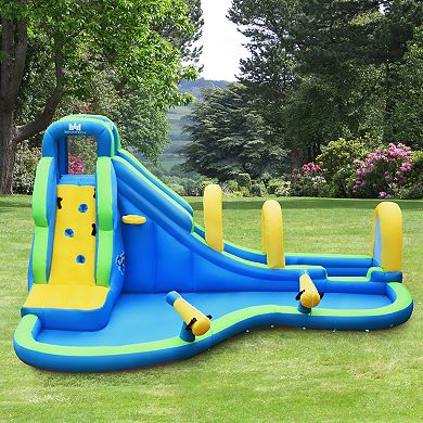 Gymax Kids Inflatable Water Park Bounce House without Blower