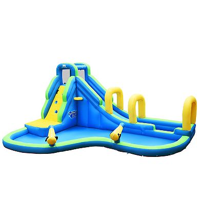 Gymax Kids Inflatable Water Park Bounce House without Blower