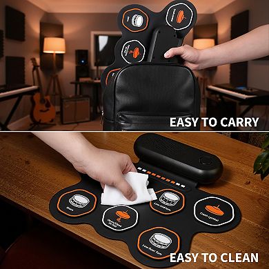 ANIXOL Bluetooth Roll Up Electronic Drum Set