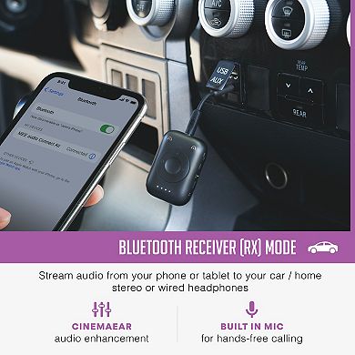 MEE audio Connect Air Pro 2-in-1 Bluetooth Wireless Audio Transmitter & Receiver