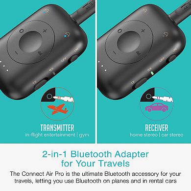 MEE audio Connect Air Pro 2-in-1 Bluetooth Wireless Audio Transmitter & Receiver